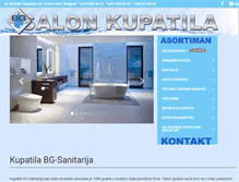 Tablet Screenshot of bgsanitarija.rs